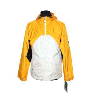 B5 New TACTIC BURTON SNOWBOARD Outerwear Stretch Yellow Hooded Jacket Size XS